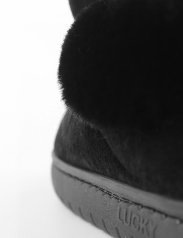 Papuci de Casa SHEIN, negru