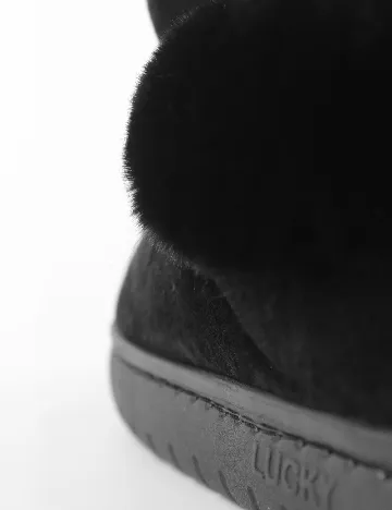 Papuci de Casa SHEIN, negru Negru