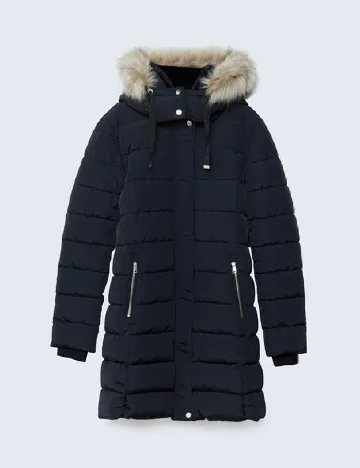 Geaca Stradivarius, negru Negru