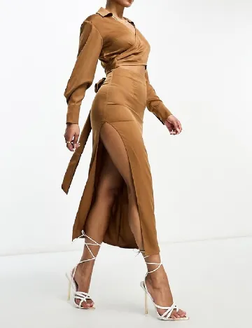 Rochie medie Aria Cove, maro Maro