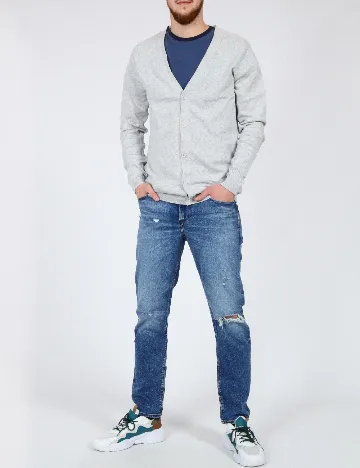 Cardigan ASOS, gri Gri