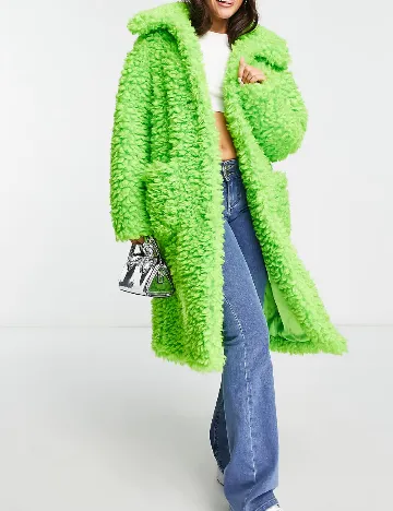 Palton Miss Selfridge, verde Verde