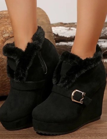 Botine SHEIN, negru