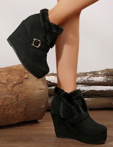 Botine SHEIN, negru