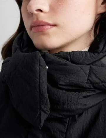 Geaca impermeabila DeFacto, negru Negru