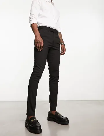 Set pantaloni 2 perechi ASOS, negru/gri Negru