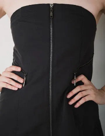 Rochie scurta Labelrail x Julia Cumming, negru Negru