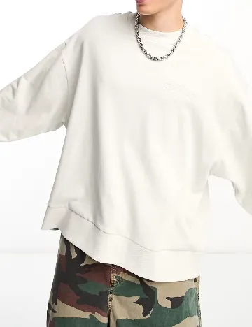 Bluza COLLUSION, ecru Alb