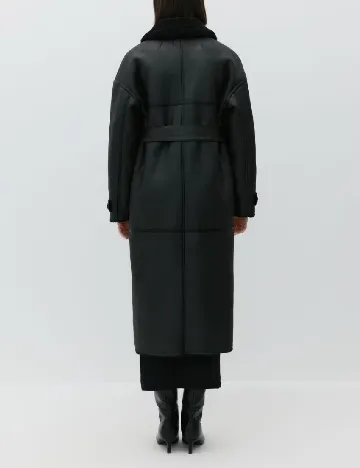 Palton Reserved, negru Negru