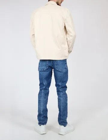 Jacheta Pepe Jeans, ecru Alb