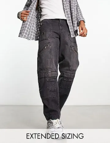 Blugi ASOS, gri Gri