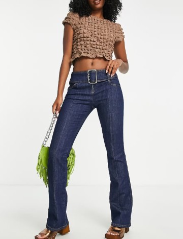Blugi Top Shop, albastru