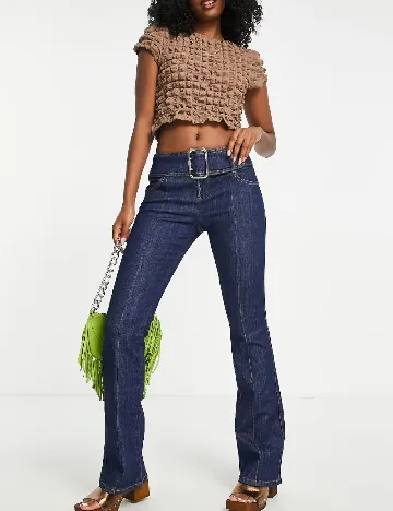 Blugi Top Shop, albastru Albastru