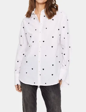 Camasa Oversize Saint Tropez, alb Alb