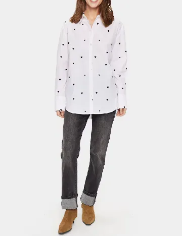 Camasa Oversize Saint Tropez, alb Alb