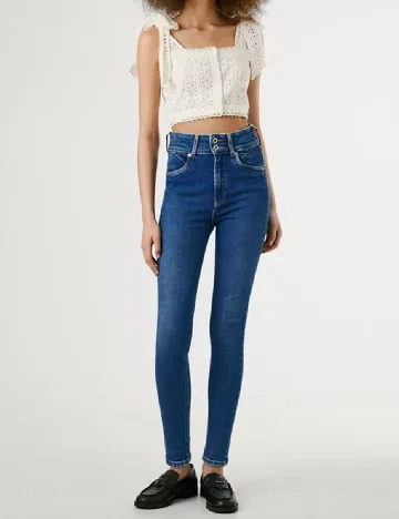 Blugi Pepe Jeans, albastru Albastru
