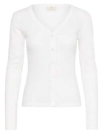 Cardigan Kaffe, alb Alb