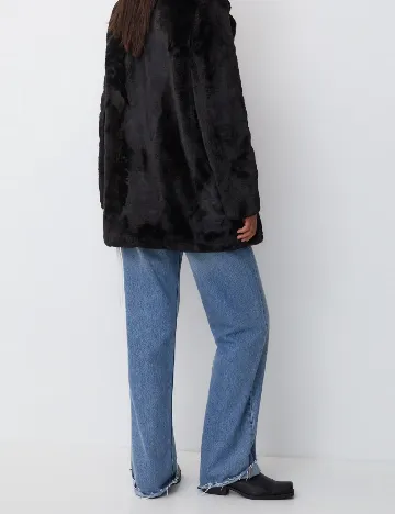 Palton Pull&Bear, negru Negru