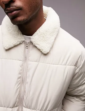 Geaca Topman, bej Crem