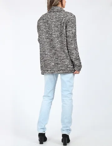 Jacheta Calliope, alb/negru Negru