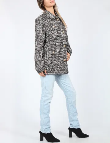 Jacheta Calliope, alb/negru Negru