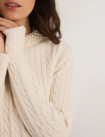 Bluza Reserved, ecru Alb