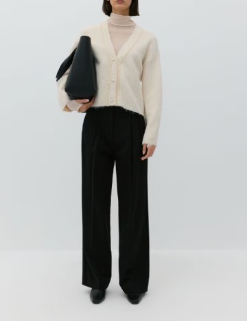 Cardigan Reserved, crem