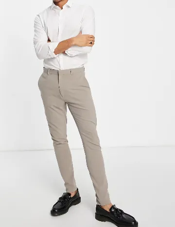 Pantaloni ASOS, bej Crem