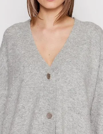 Cardigan Karen By Simonsen, gri Gri