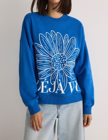 Bluza Oversize Reserved, albastru