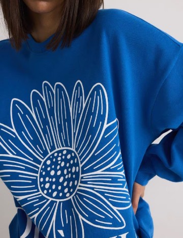 Bluza Oversize Reserved, albastru