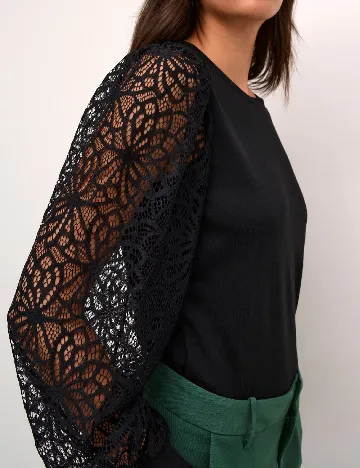 Bluza Kaffe, negru Negru