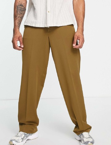 Pantaloni ASOS, kaki