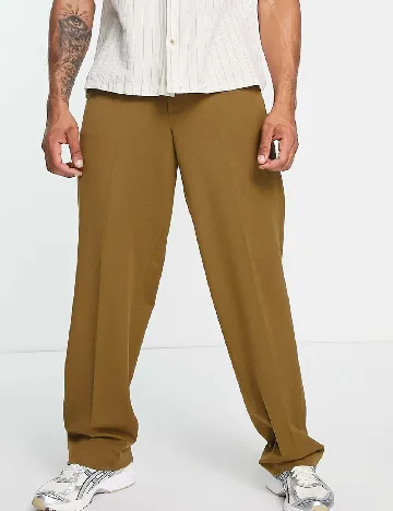 Pantaloni ASOS, kaki Verde