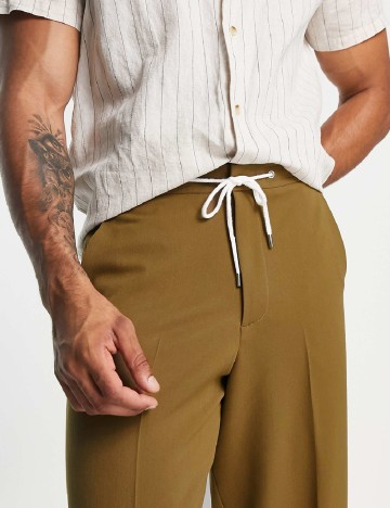 Pantaloni ASOS, kaki