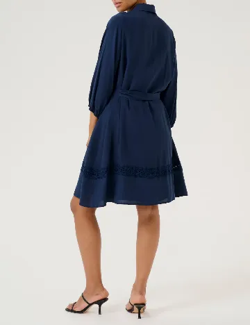 Rochie scurta Kaffe, bleumarin inchis Albastru