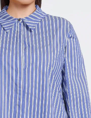 Camasa Karen Millen Plus Size, albastru Albastru