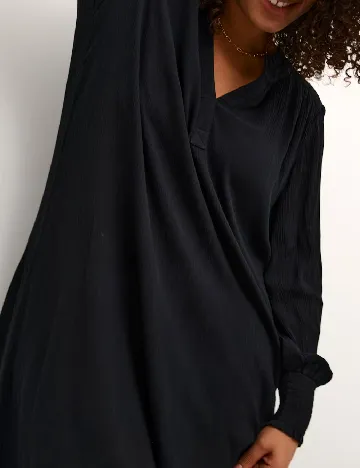 Rochie lunga Kaffe Curve, negru Negru