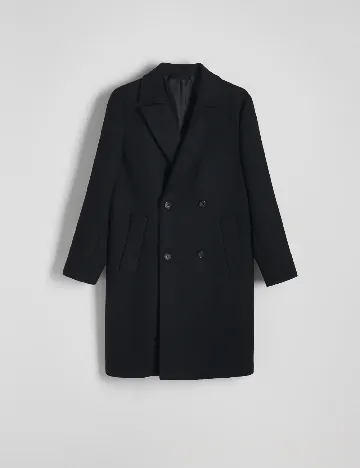 Palton Reserved, negru Negru