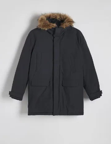 Geaca Reserved, negru Negru
