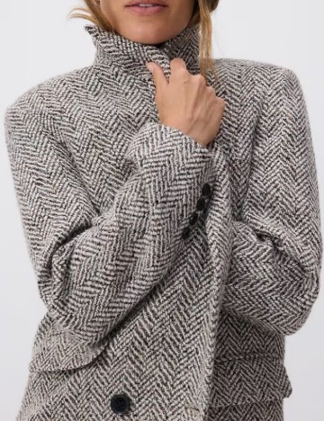 Palton Reserved, mix culori