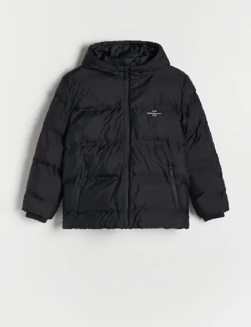 Geaca Reserved, negru Negru