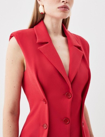 Rochie scurta Karen Millen, rosu