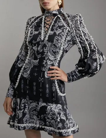 Rochie scurta Karen Millen, negru Negru