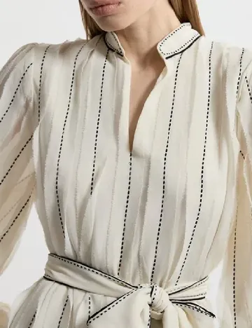 Rochie scurta Karen Millen, ecru Alb