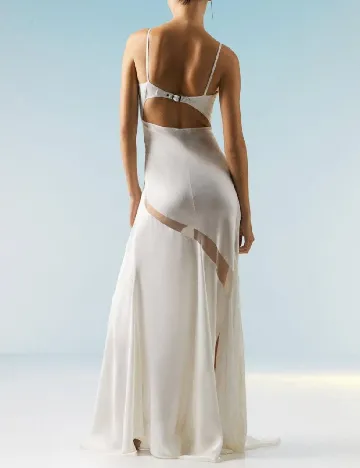 Rochie lunga Karen Millen, alb Alb