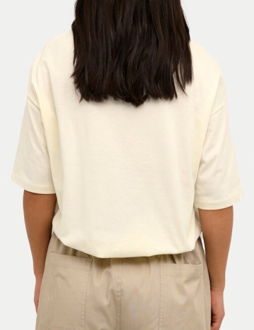Tricou Kaffe, bej