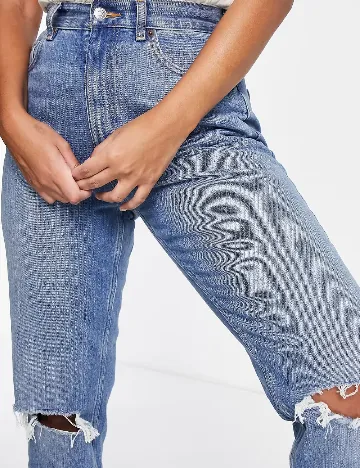 Blugi ASOS, albastru Albastru