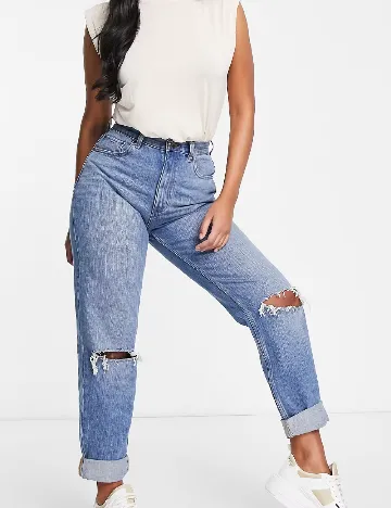 Blugi ASOS, albastru Albastru