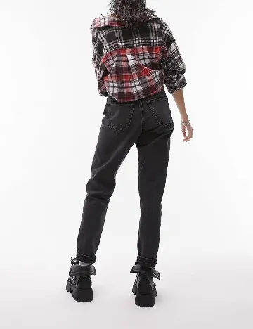 Blugi Top Shop, gri inchis Gri